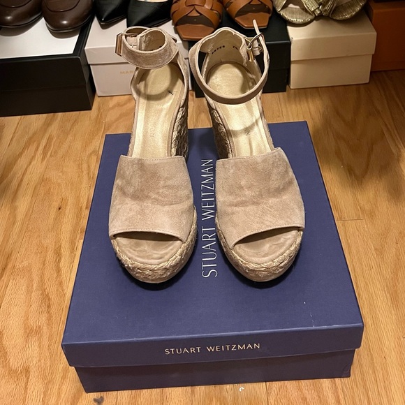 Stuart Weitzman Mojave Platform Wedge Sandals - Picture 8 of 14